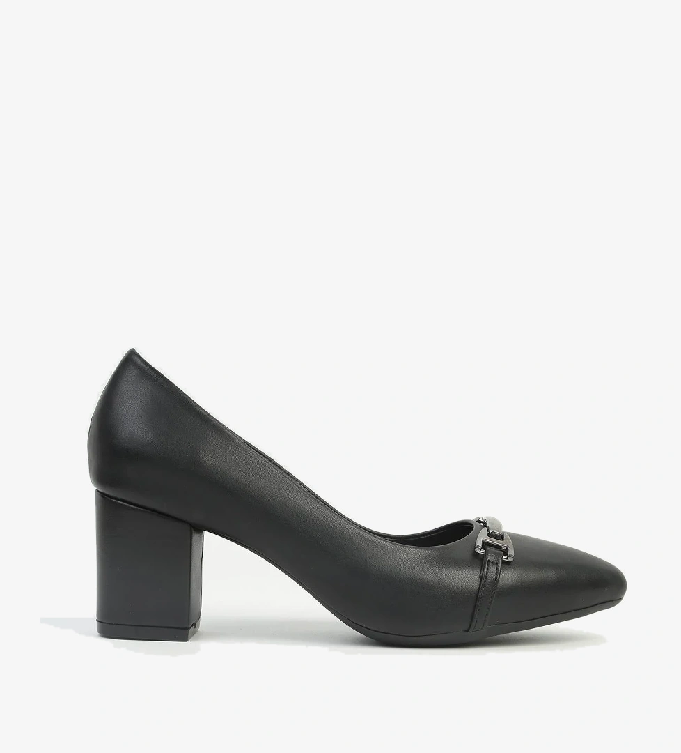 ® | PC-54212 - Siyah Kaıdn Topuklu Ayakkabı