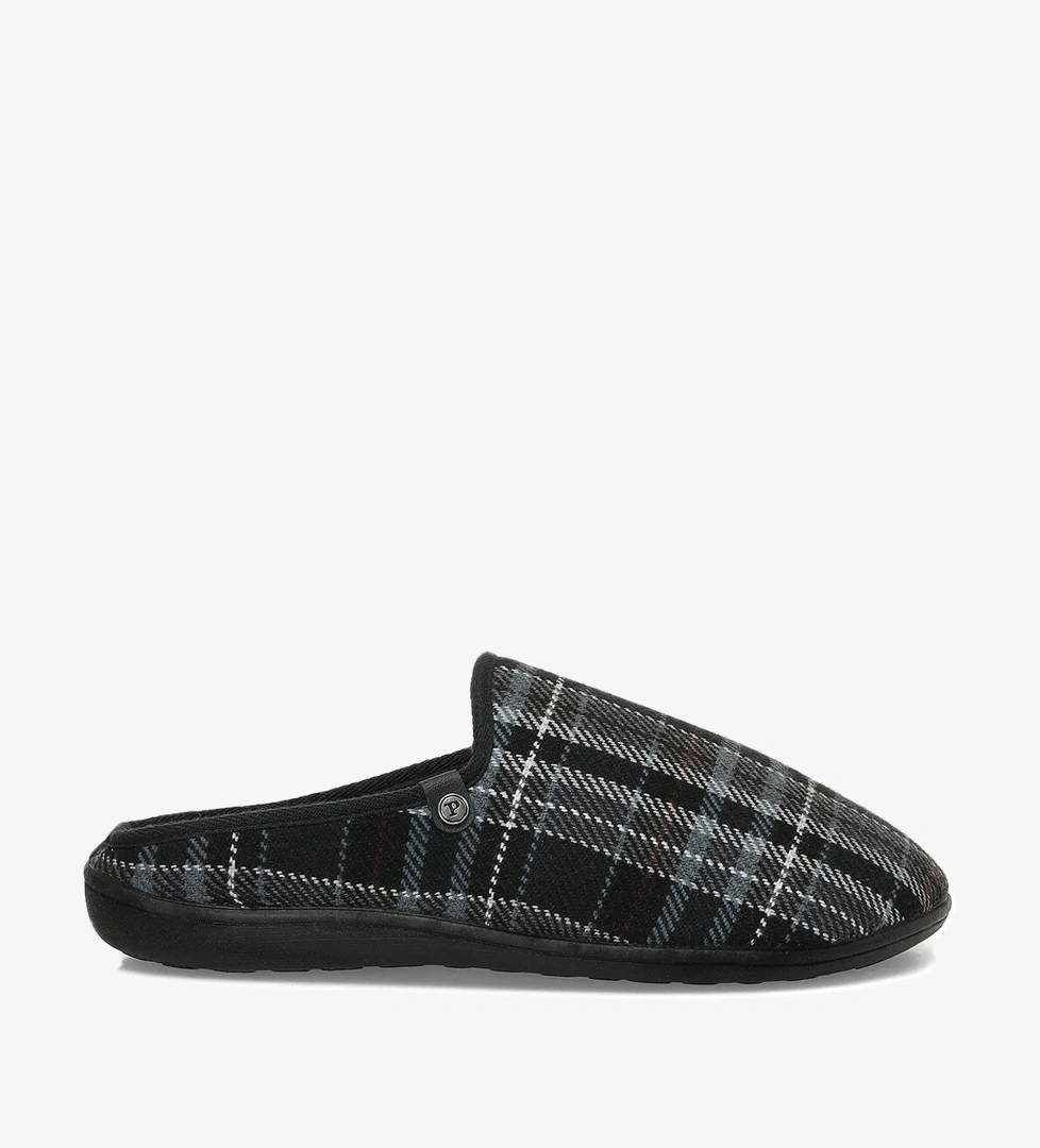 608056.M4PR Lacivert Erkek Ev Terliği - Görsel 1