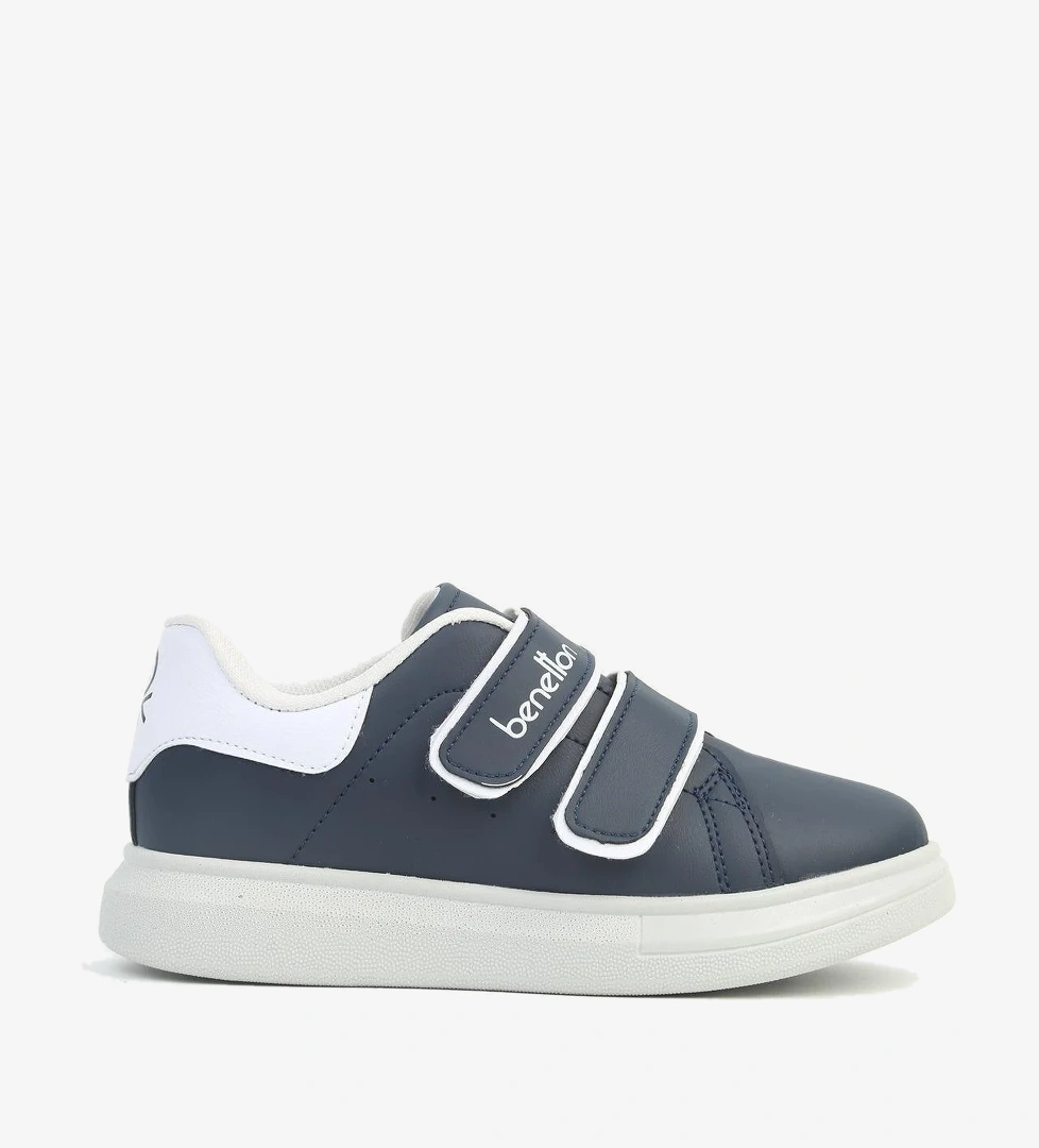 Benetton ® | Bn-31806 Beyaz Lacivert Siyah Çocuk Spor Ayakkabı model görseli