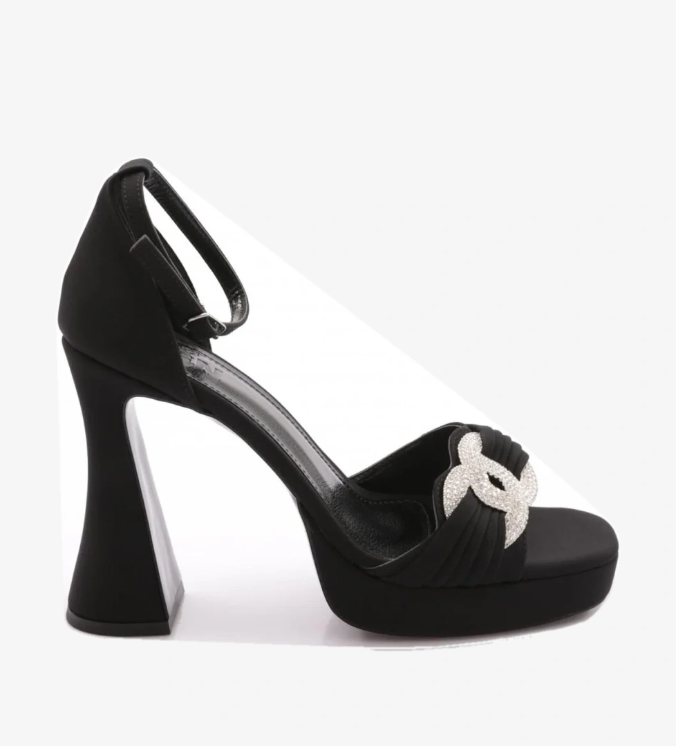 Dgn C5115 Kadin Bilekten Bağlama Topuklu Abiye Ayakabi model görseli