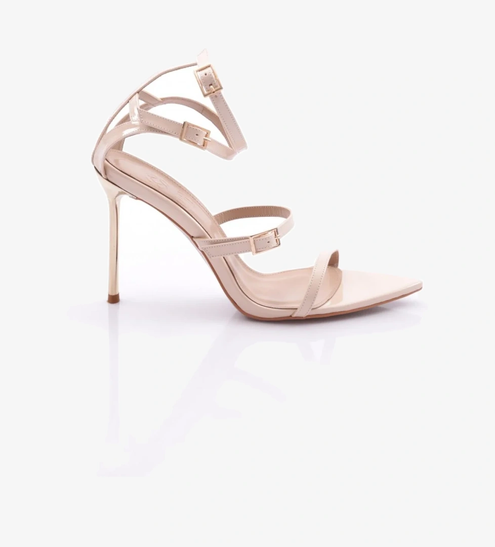 5523 Kadin Topuklu Abiye Ayakkabi