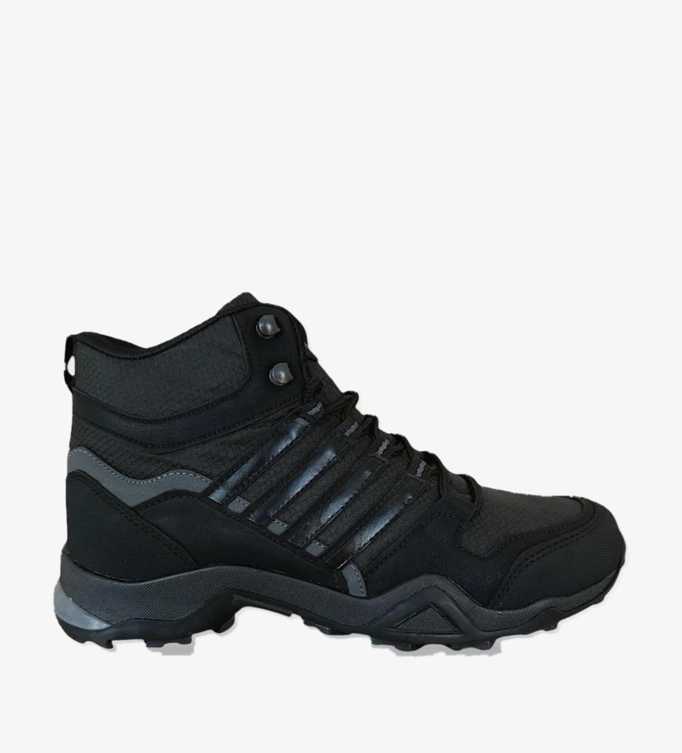 Erkek Su İtici Soğuk Geçirmez Günlük Trekking Outdoor Bot SİYAH