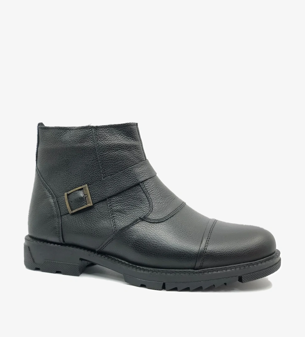 Geppetto İçi Yünlü Kauçuk Taban Hakiki Deri Dallas Erkek Bot model görseli