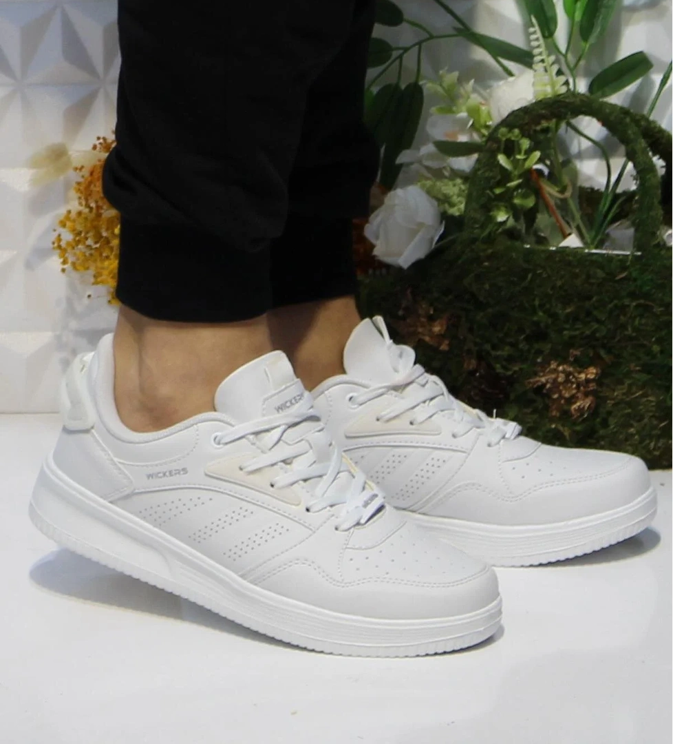Wks 2693 Beyaz Rahat Hafif Sneaker Erkek Spor Ayakkabı - Görsel 1