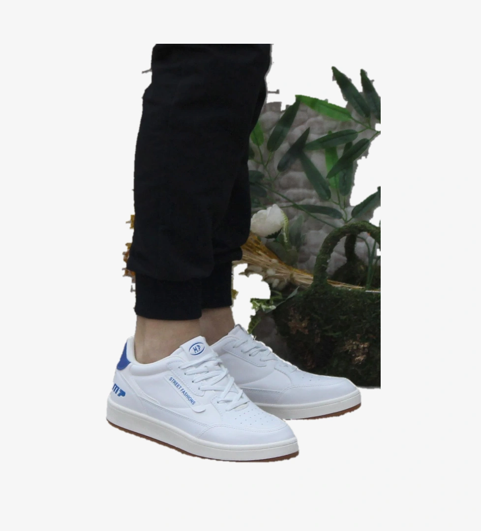 M.p 242 2058 Beyaz Mavi Rahat Orijinal Ürün Sneaker Erkek Ayakkabı model görseli