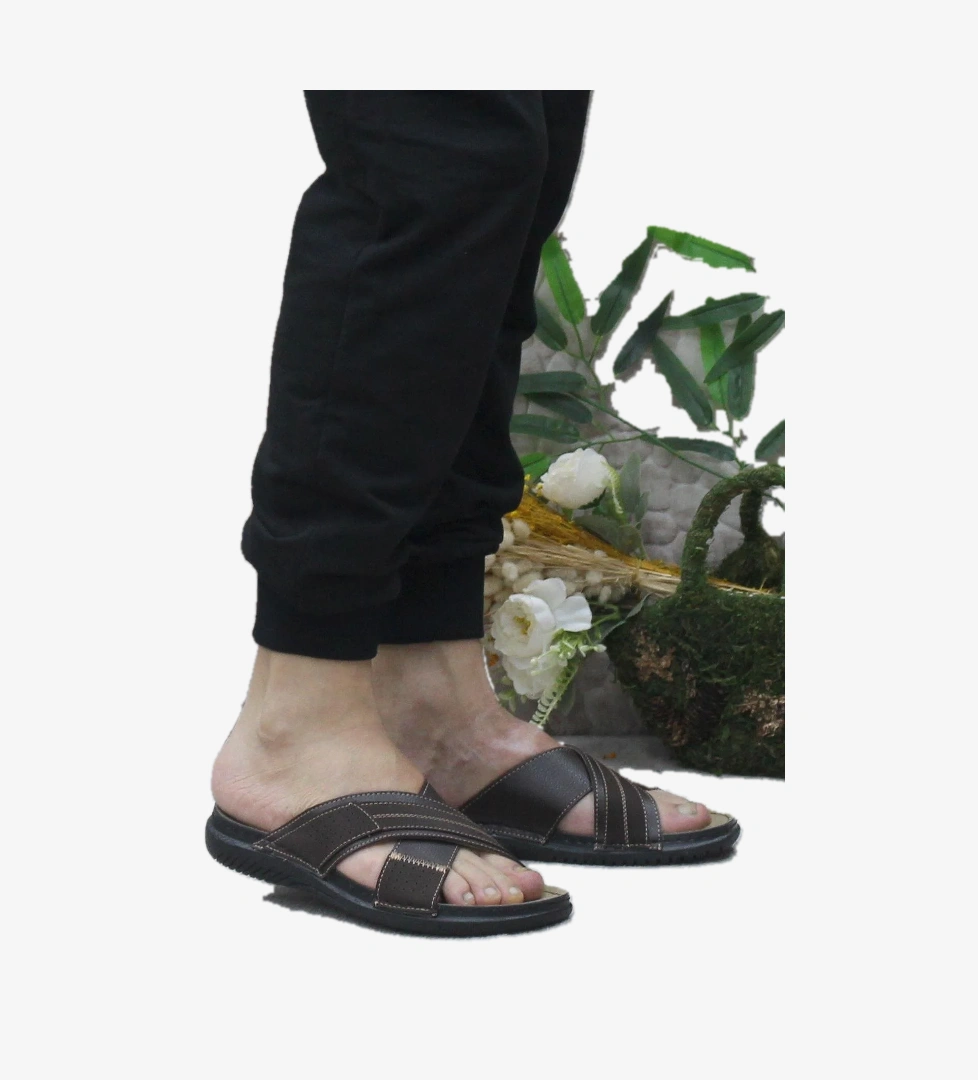 Fort 171202 Kahve Rahat Esnek Anatomik Erkek Terlik model görseli