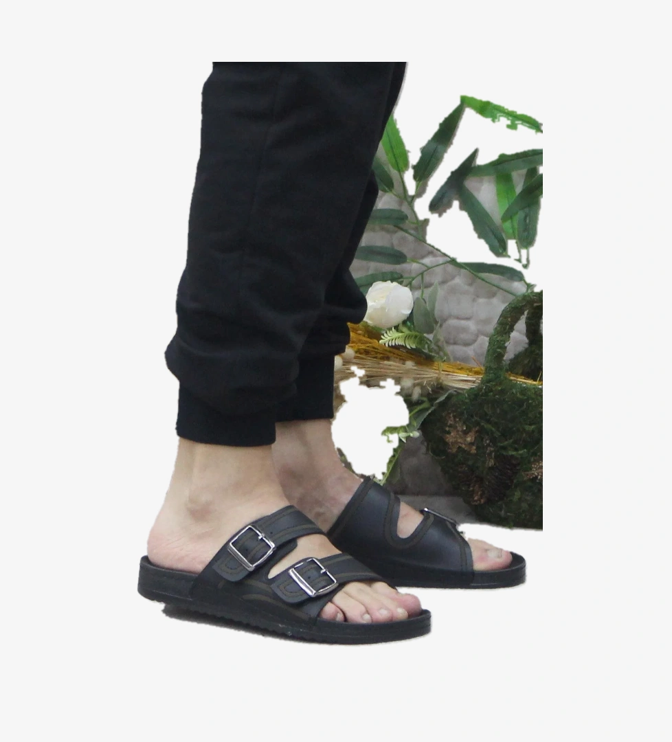 Fort 140130 Siyah Rahat Esnek Anatomik Erkek Terlik model görseli