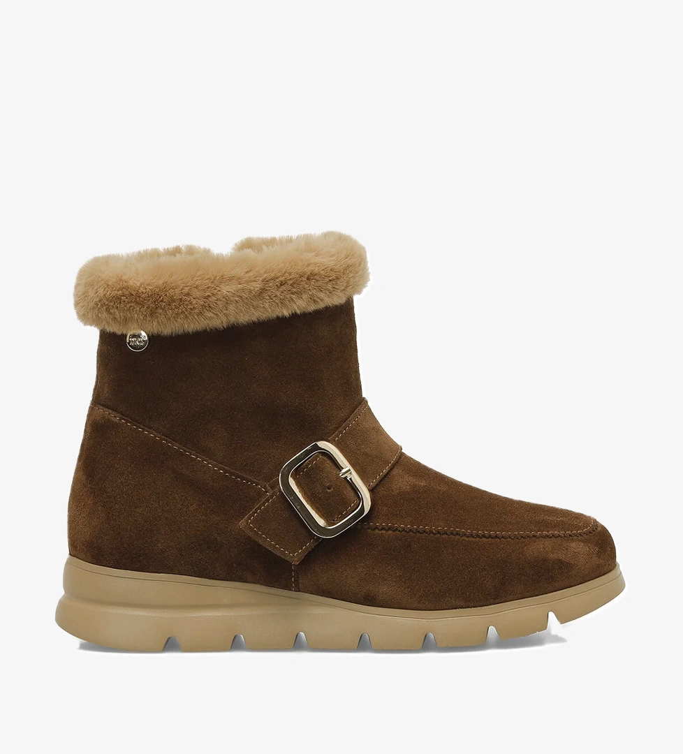 İnci INCI JACO 4PR Taba Kadın Dolgu Topuk Bot - Görsel 1