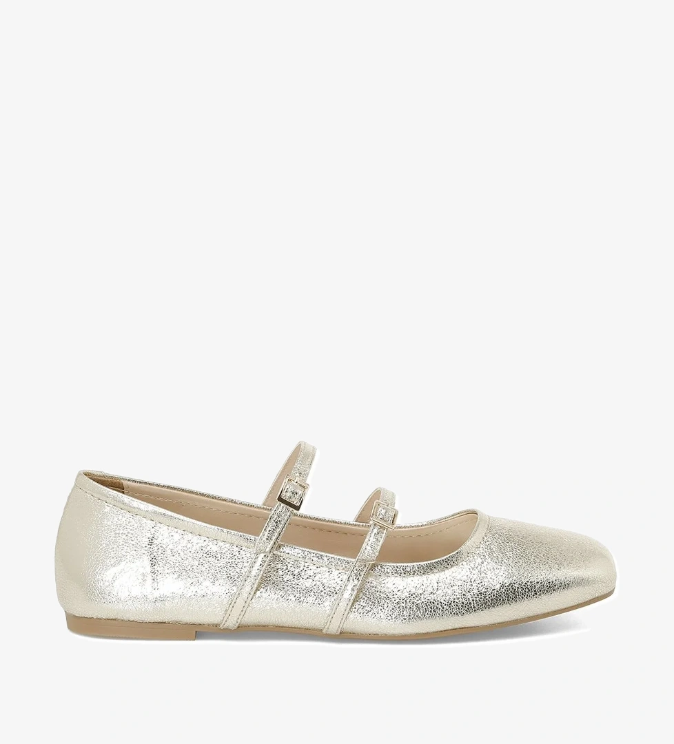 24K-1009 4PR Altın Kadın Babet - Görsel 1