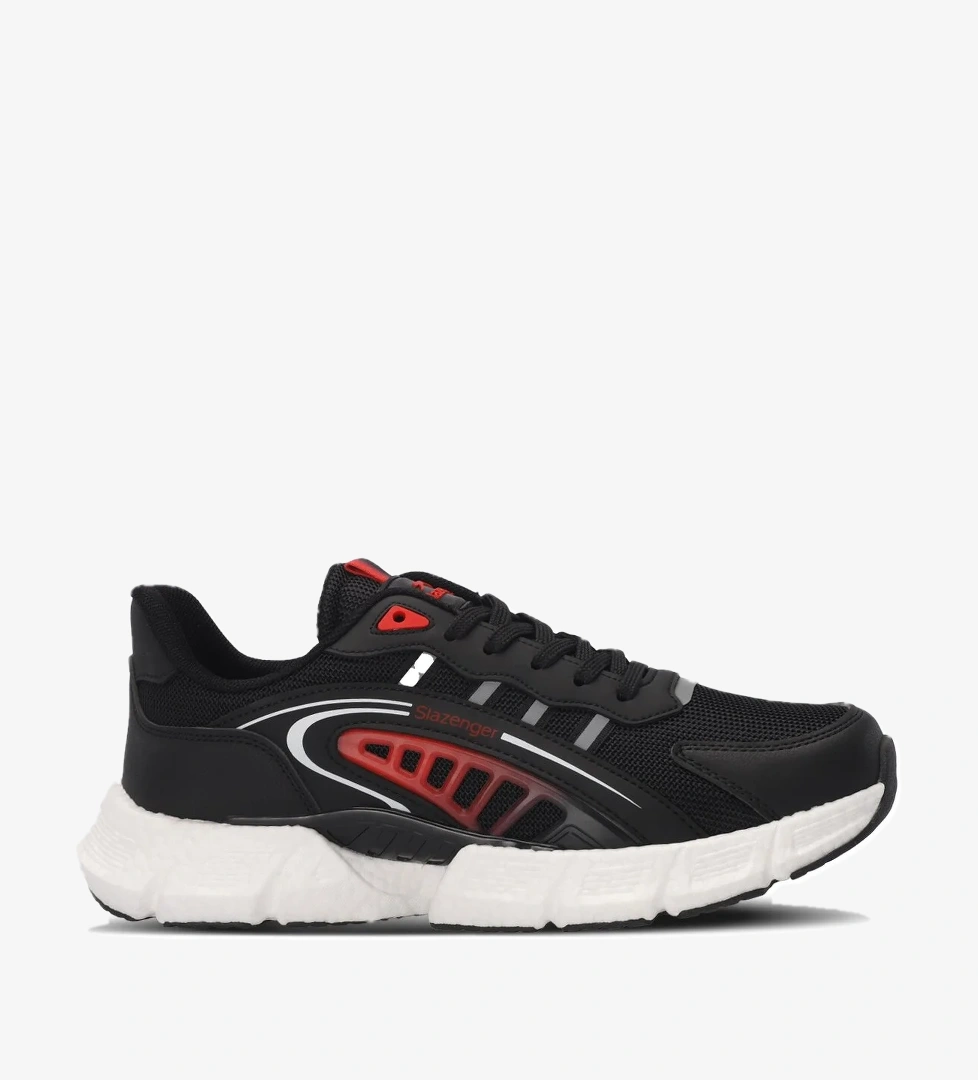 ZIPLINE Erkek Sneaker Ayakkabı Siyah / Kırmızı