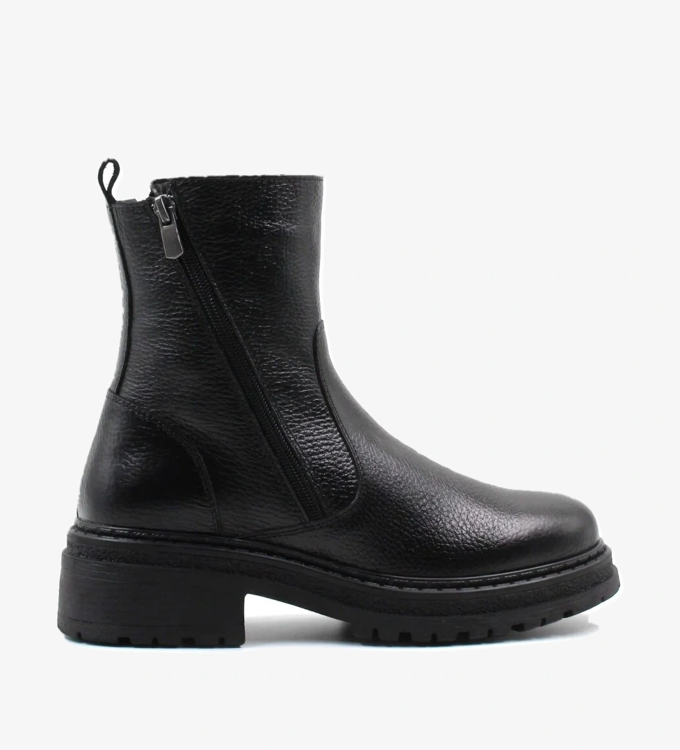 Fast Step Hakiki Deri Kadın Kalın Taban Bot 257SZA623 model görseli