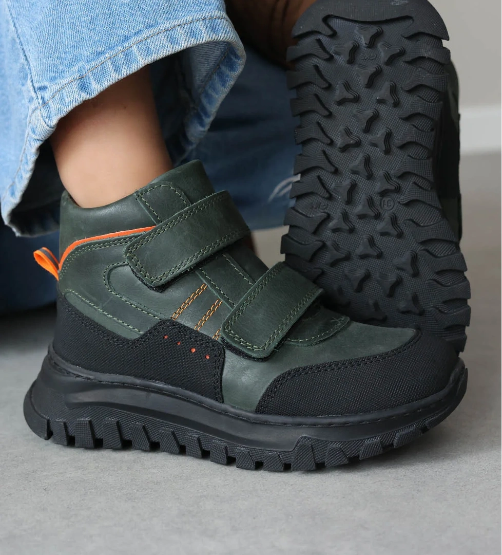 Hakiki Deri Kürklü Unisex Çocuk Klasik Bot 612KFA1586-2