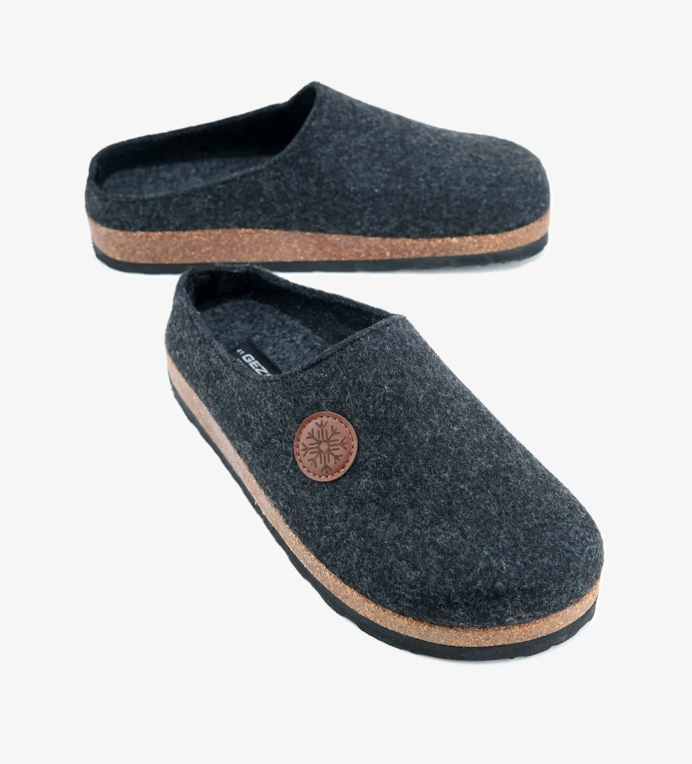 Kışlık Mantar Taban Ev Bahçe Rahat Taban Erkek Terlik - Görsel 1