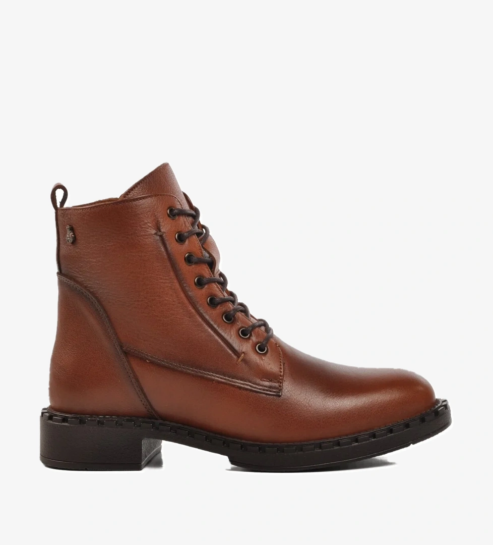 8495 Taba İçi Kürklü Hakiki Deri Kadın Bot