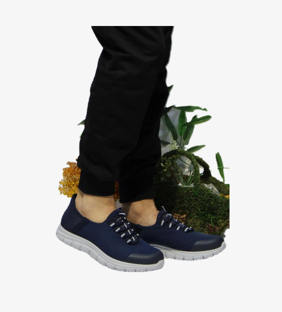 Fort Cheta Shıne Lacivert Rahat Esnek Yumuşak Bağçıksız Sneakers Ayakkabı model görseli