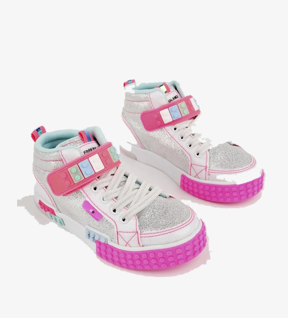 KUKULİ Garantili Legolu Bağcıklı ve Cırtlı Ortopedik Çocuk Spor Bot