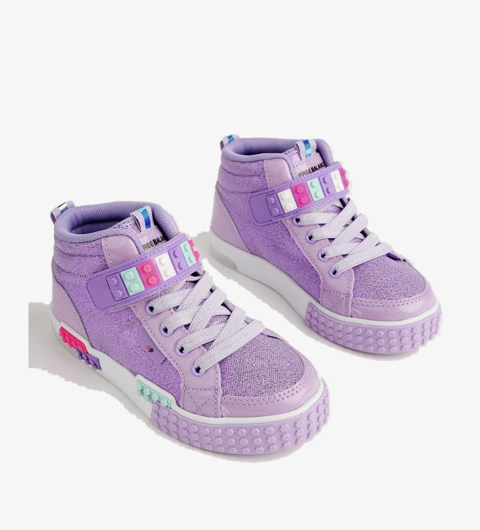 KUKULİ Garantili Legolu Bağcıklı ve Cırtlı Ortopedik Çocuk Spor Bot - Görsel 1