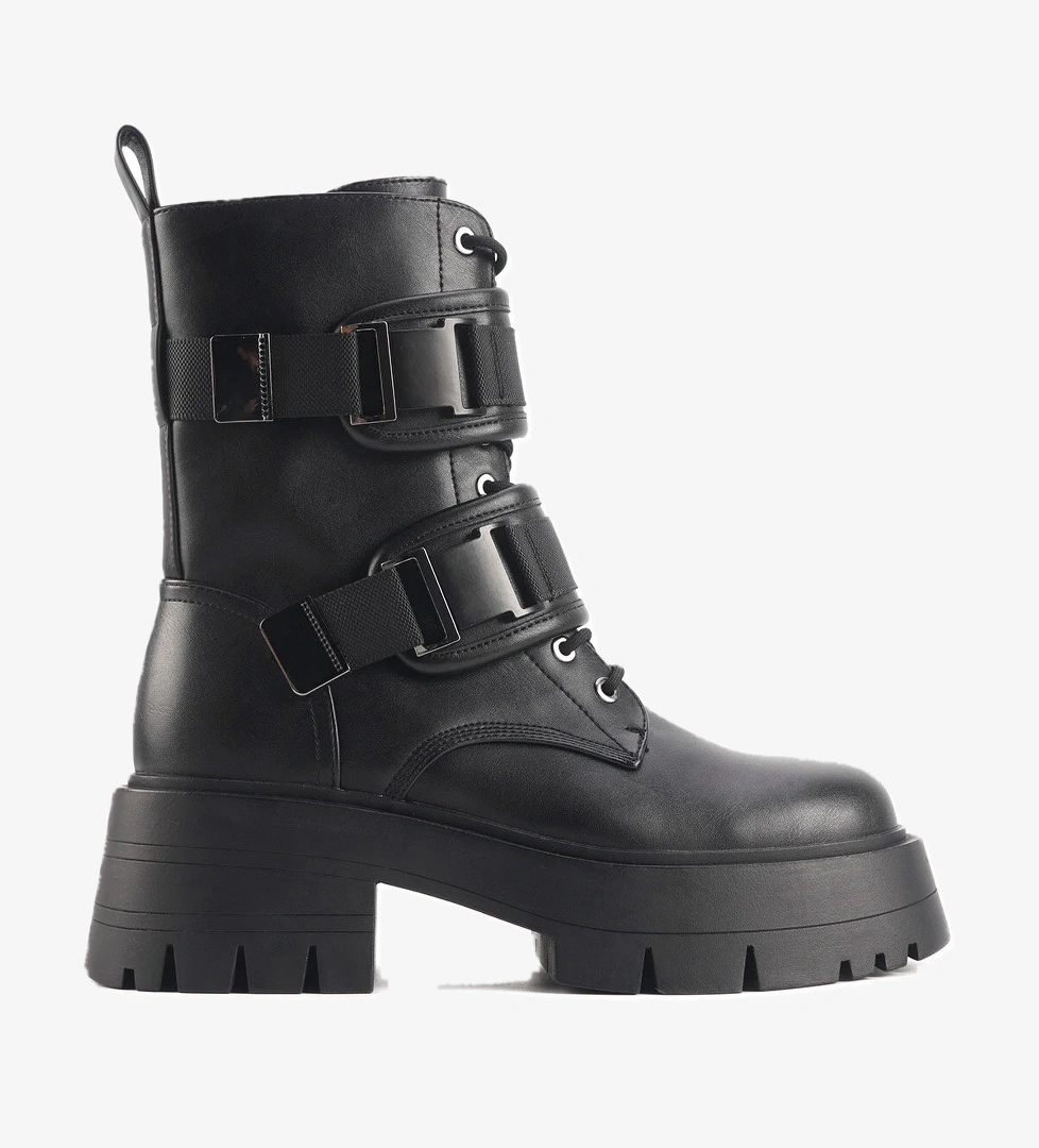 CHAD 4PR Siyah Kadın Postal - Görsel 1