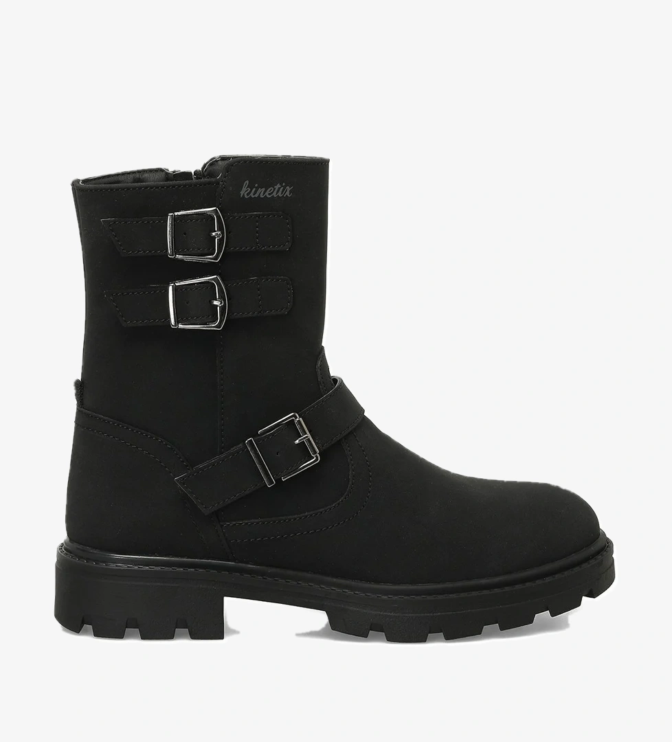 RESPO 4PR Siyah Kadın Biker Bot - Görsel 1