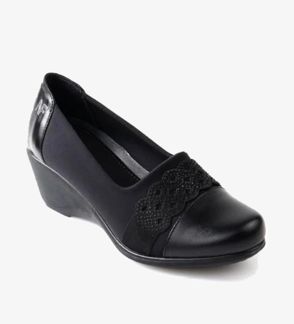 Nrfx 02764 Dolgu Topuk Kadın Günlük Ayakkabı - Görsel 1