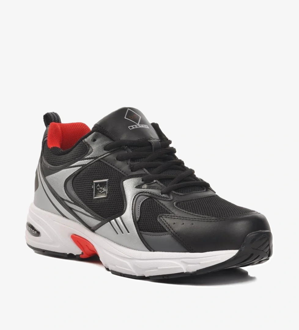 B-522 Siyah-Kırmızı Erkek Spor Ayakkabı - Görsel 1