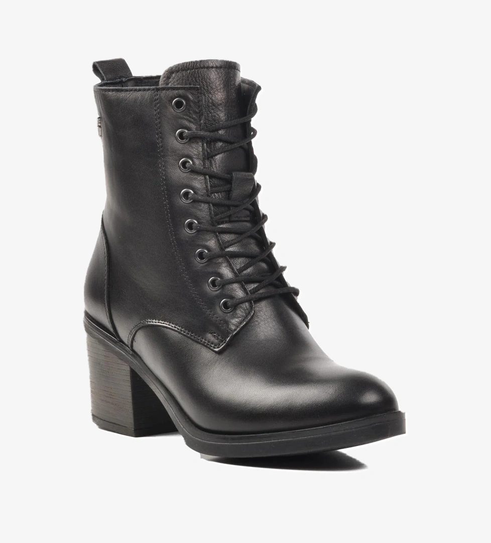 Voyager 9812 Siyah Taba İçi Kürklü Hakiki Deri Kadın Bot model görseli