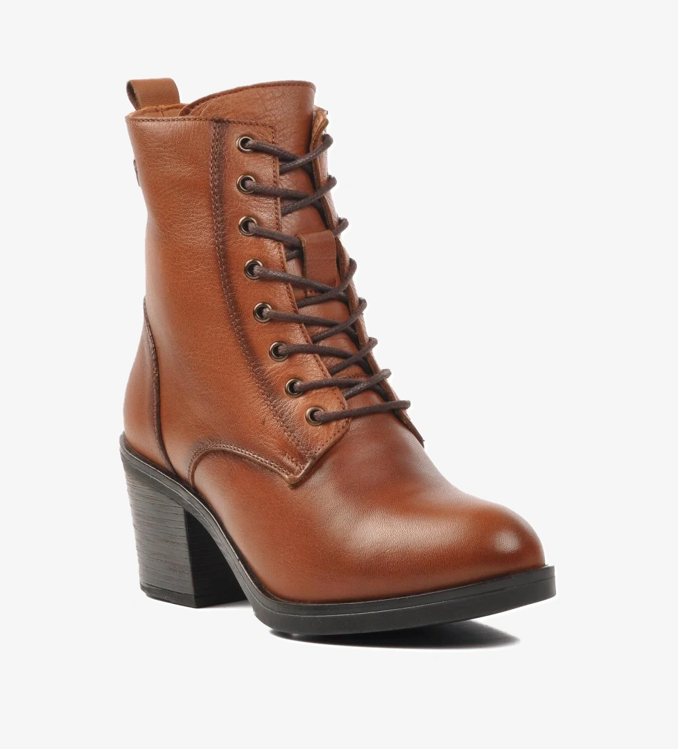 9812 Taba İçi Kürklü Hakiki Deri Kadın Bot