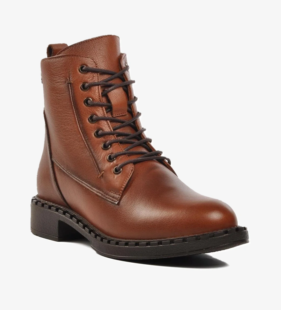 8495 Taba İçi Kürklü Hakiki Deri Kadın Bot