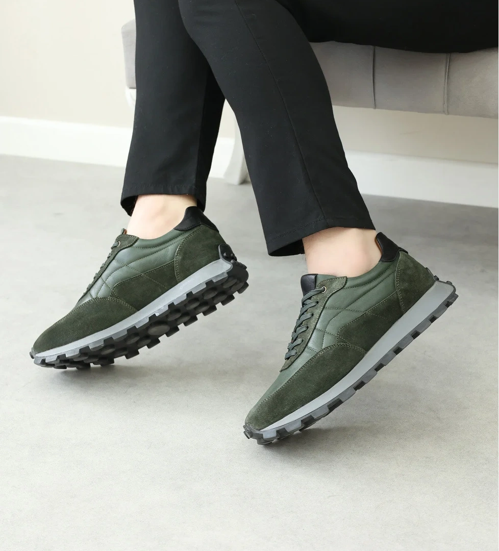 Hakiki Deri Erkek Casual Ayakkabı 855MA3030 - Görsel 1