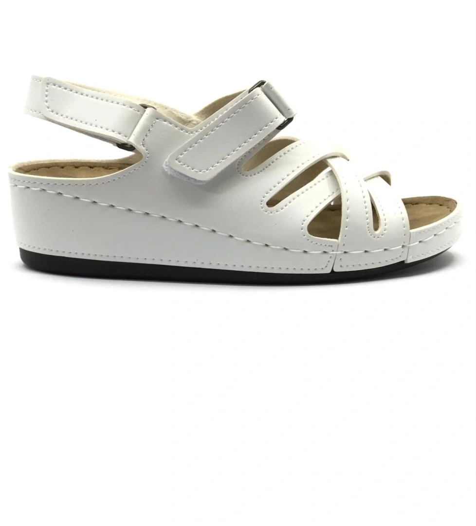 09-985 D.r Tavsiyeli Ortapedik Kadın Sandalet - Görsel 1