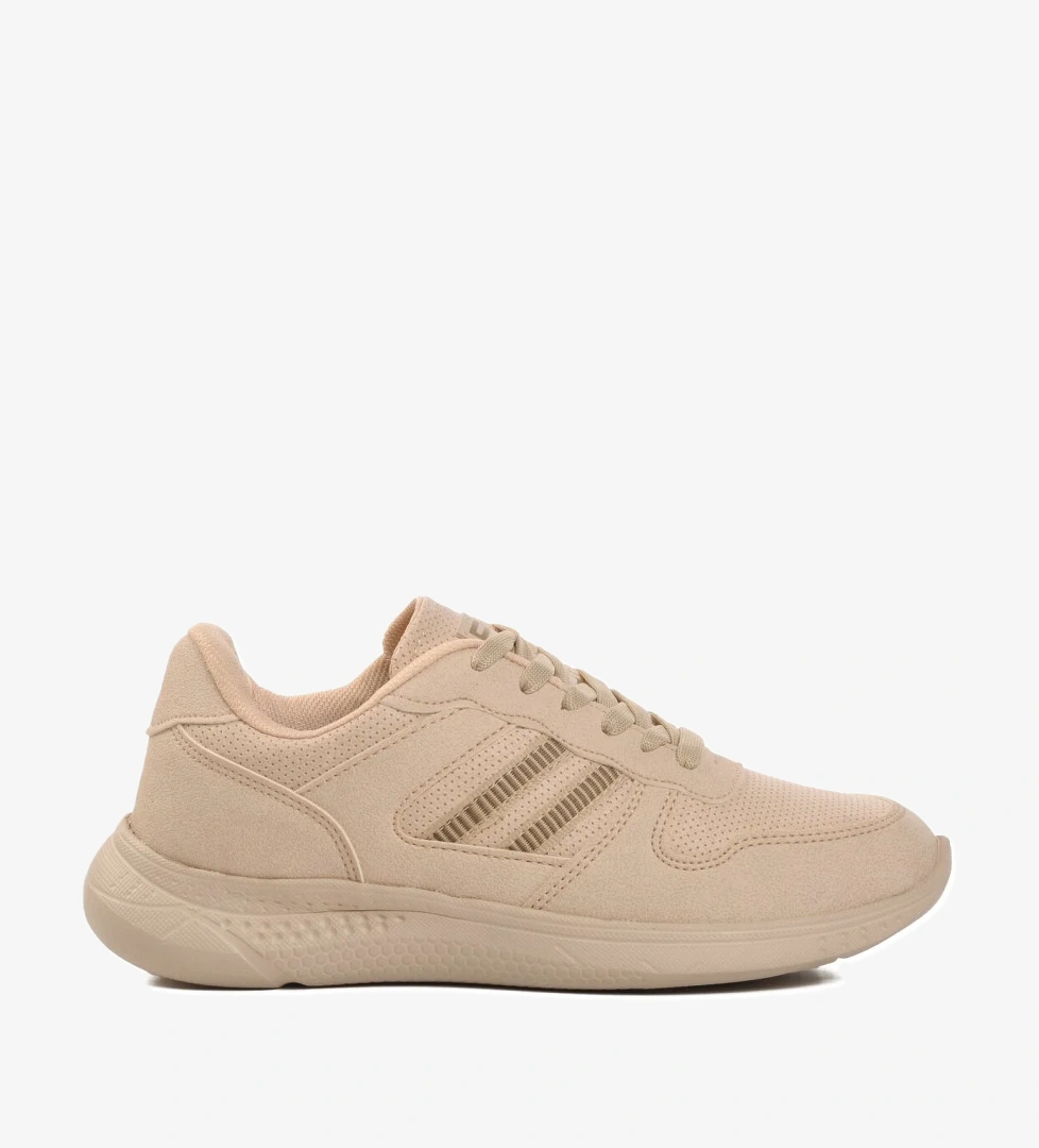 Pasomia 011 Bej Unisex Bağcıklı Sneaker - Görsel 1