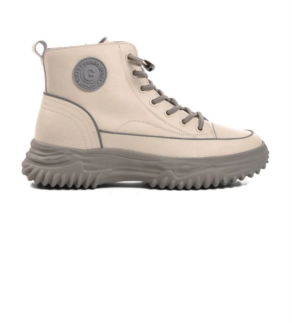 Guja 24k310-13 İçi Polarlı Gri Camel Kadın Bot model görseli