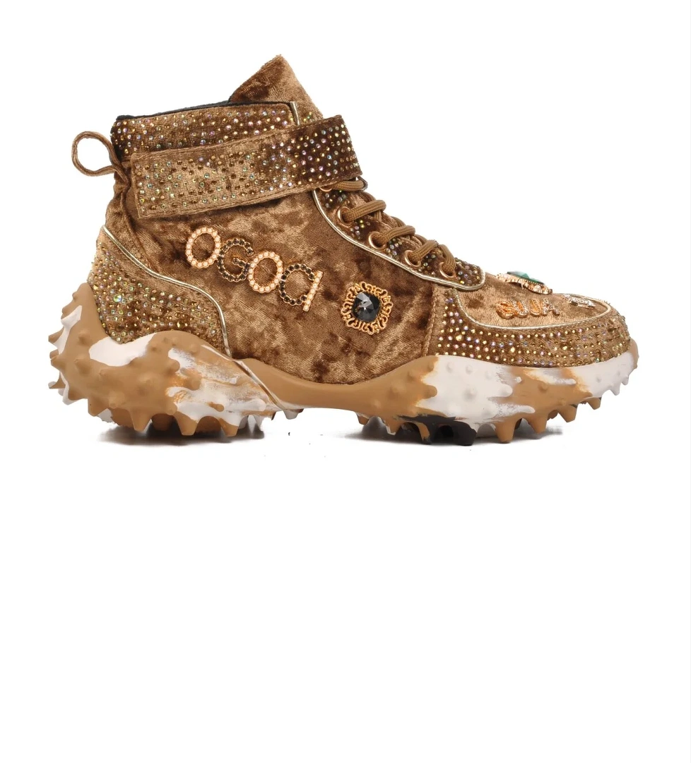 Guja 24K351 Taşlı İşlemeli Camel Kadın Bot model görseli