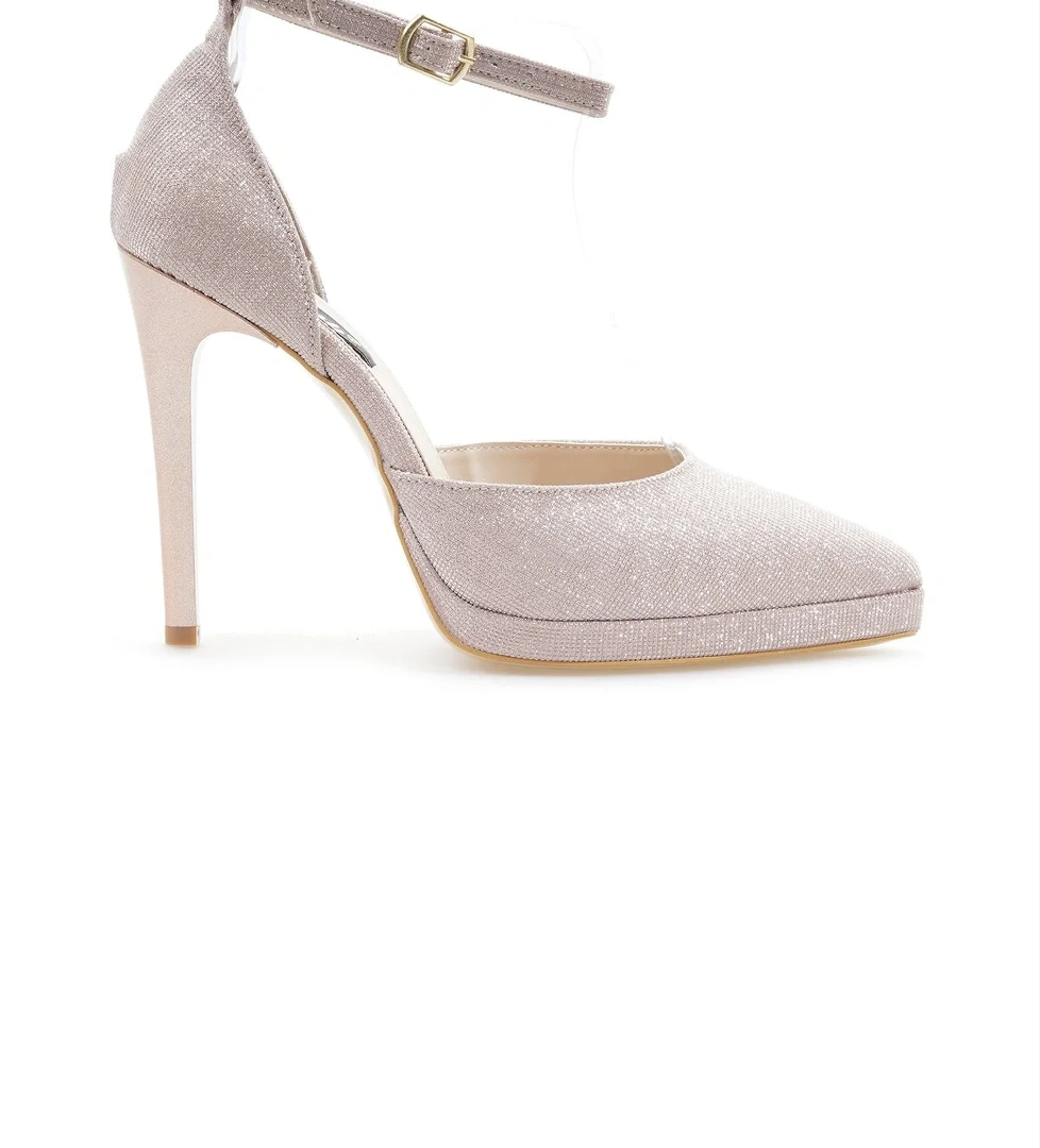 Yaşar Kaşlı YAŞAR KAŞLI KADIN PLATFORM TABAN TOPUKLU AYAKKABI (36-40) 24Y YKA-741 Z ROSE SİMLİ model görseli