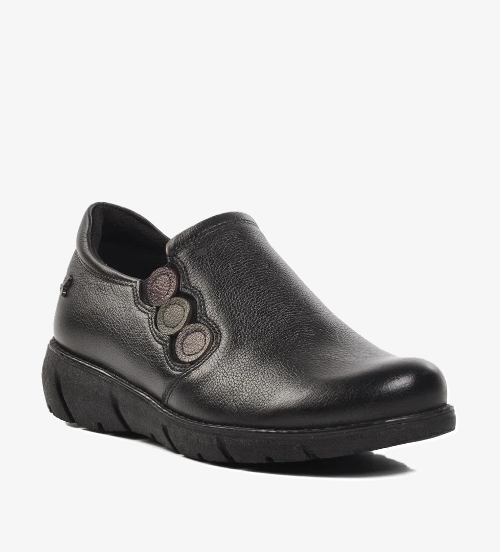 Venüs Siyah Hakiki Deri Casual Kadın Günlük Ayakkabı 1953714k model görseli