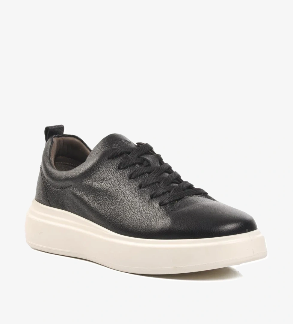 6419 SiyahOrtopedik Deri Erkek Günlük Ayakkabı