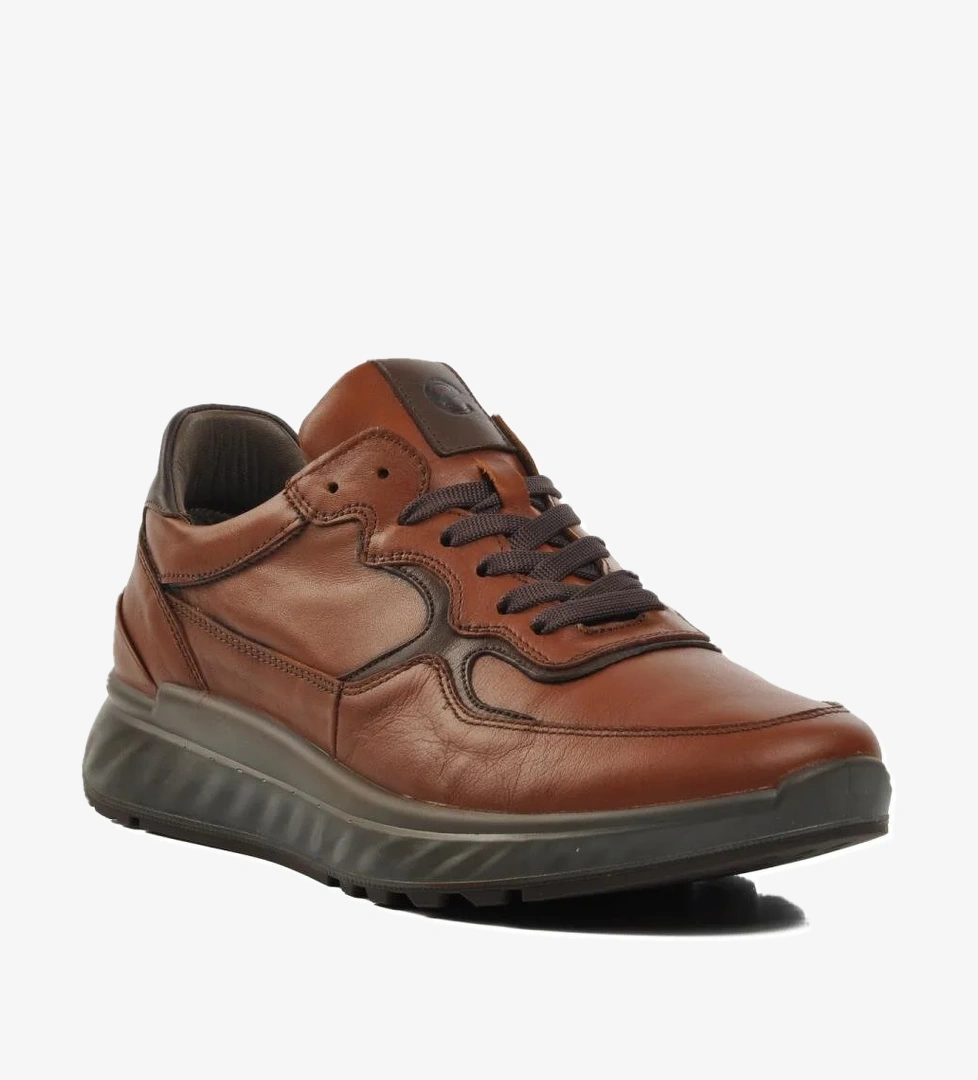 Kahve Hakiki Deri Ortopedik Erkek Günlük Ayakkabı 28840