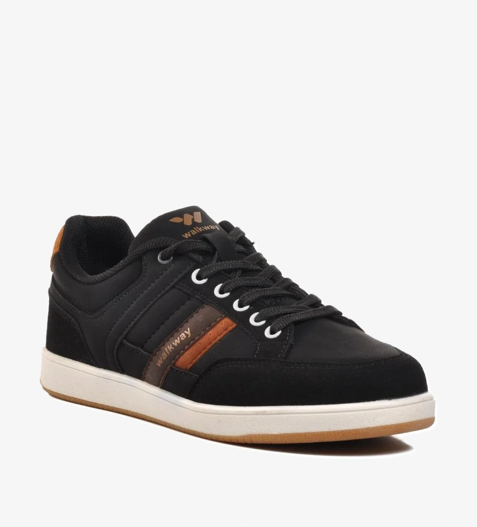 Suzhou Siyah Bağcıklı Erkek Sneaker