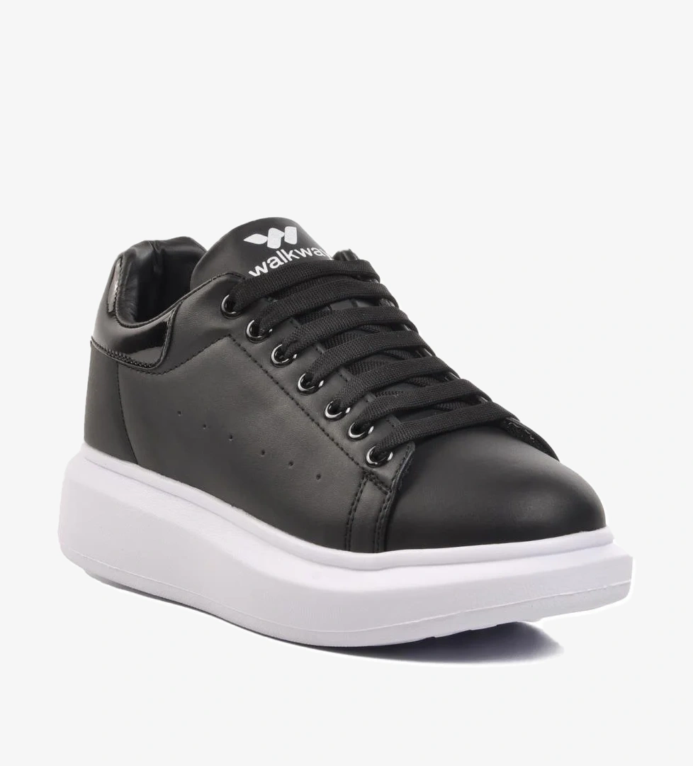 Damascus Geniş Kalıp Siyah-Beyaz Unisex Sneaker - Görsel 1