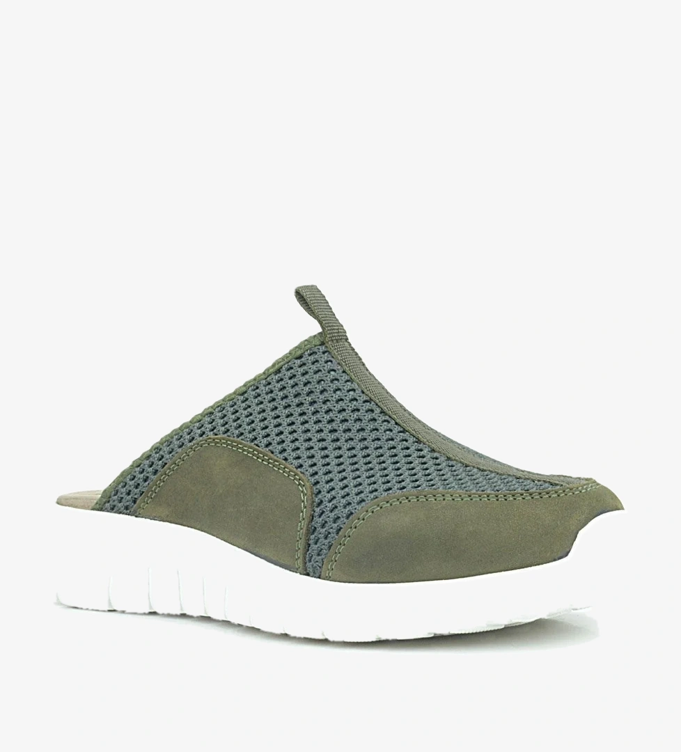 N Trend Medikal Haki Yeşil Kum Comfort Tabanlı Spor Terlik model görseli