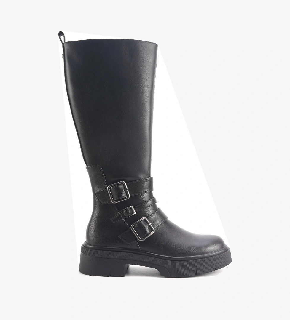 FABLON 4PR Siyah Kadın Çizme - Görsel 1