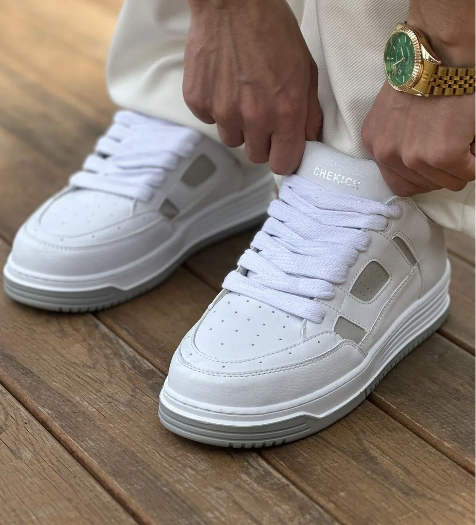 Chekich CH2410 CBT Avax Erkek Spor Ayakkabı BEYAZ/GRI model görseli