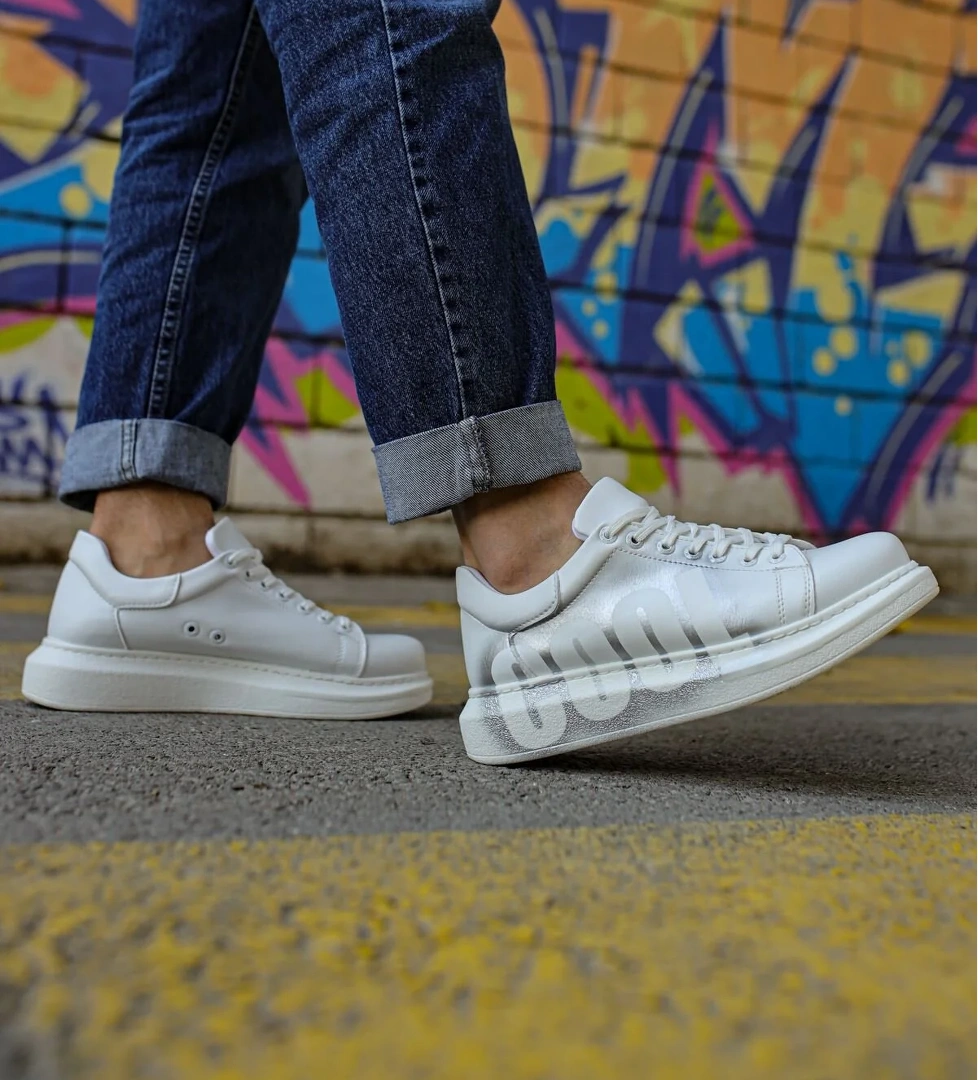 Chekich CH254 CBT Pittura Erkek Ayakkabı 434 BEYAZ / GÜMÜS COOL model görseli