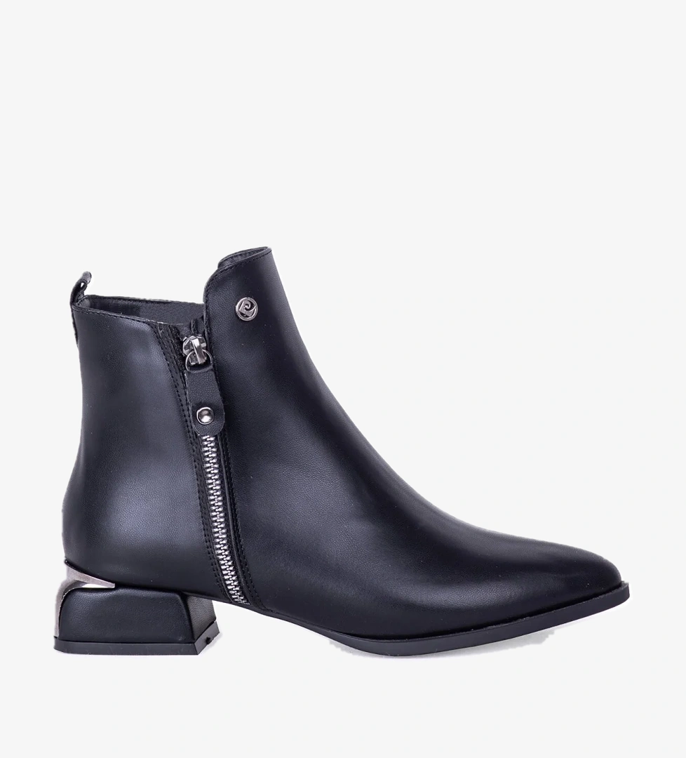 Pierre Cardin Bilette Pierre Crdin® Boyunda | Pc-54020 Klasik Kadın Siyah Cilt Bot model görseli