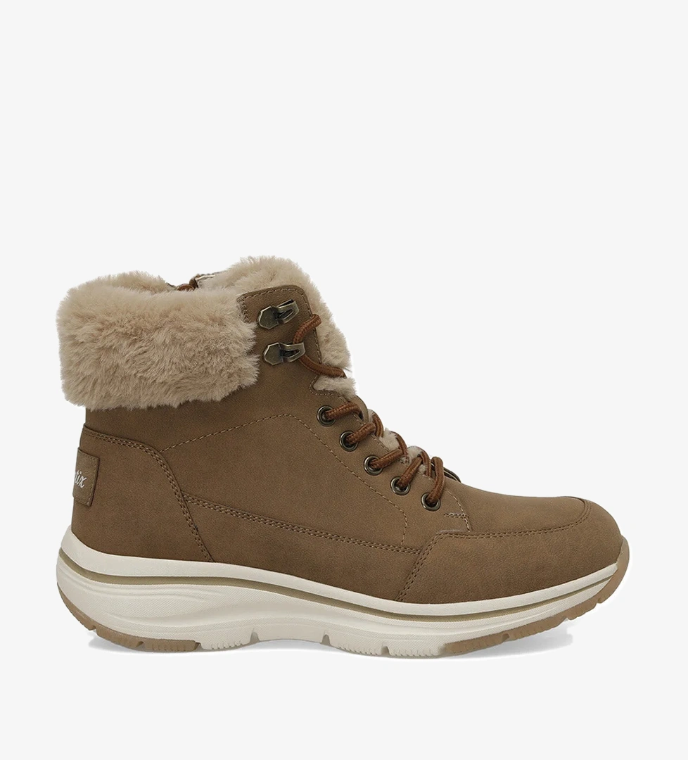 SUVELA 4PR Taba Kadın Bot - Görsel 1