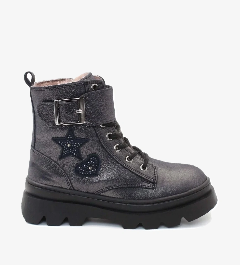 Fast Step Hakiki Deri Kürklü Unisex Çocuk Klasik Bot 157KXA1774 model görseli