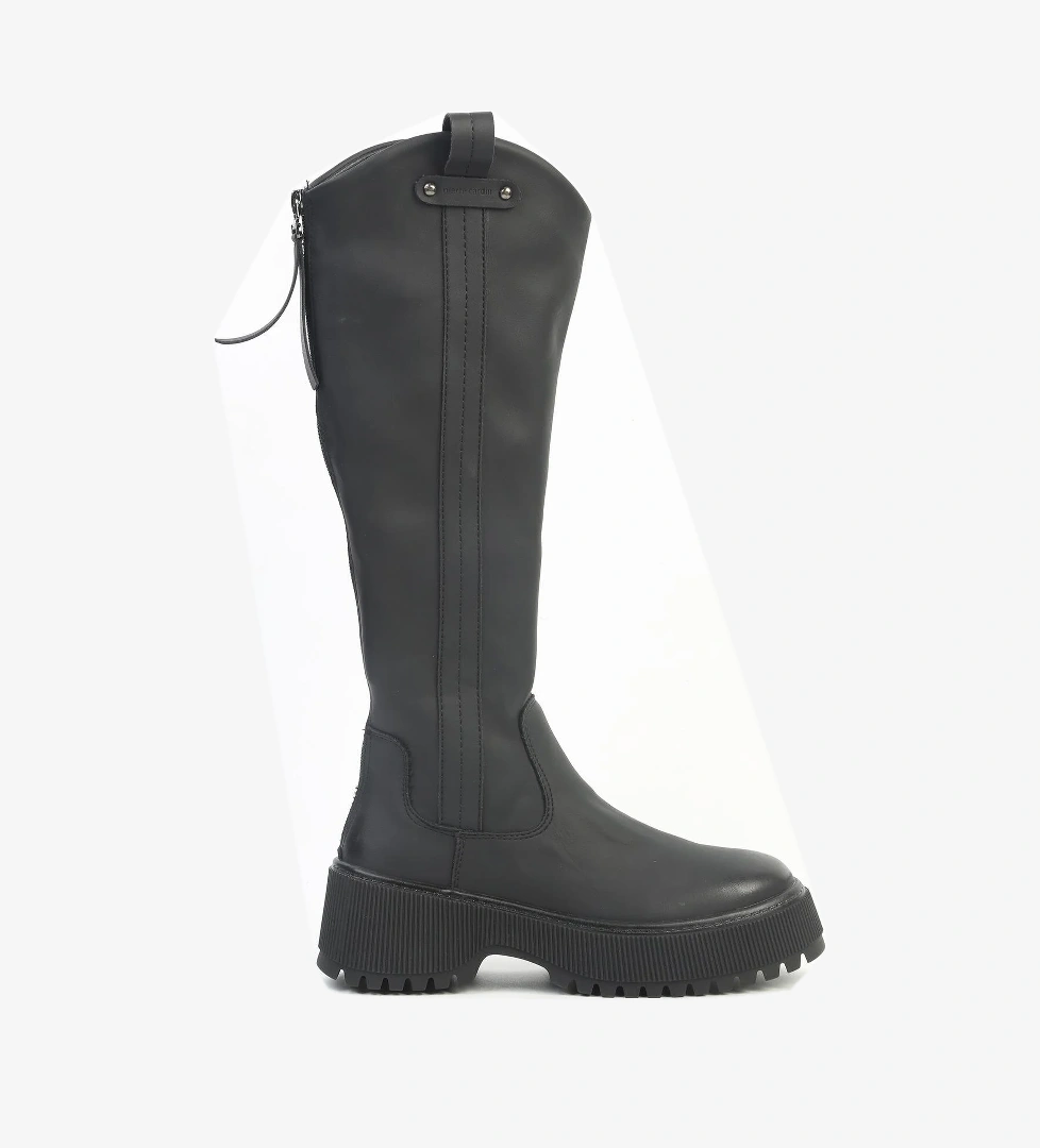 Pierre Cardin ® Siyah Kahve Kadın Çizme İthal Pci-11196 model görseli