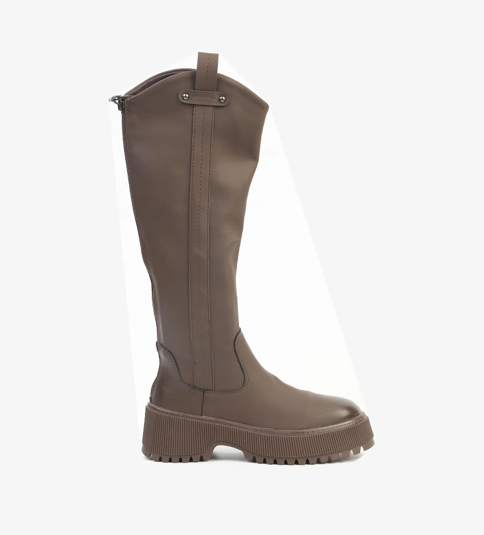 ® Kahve Kadın Çizme İTHAL PCI-11196