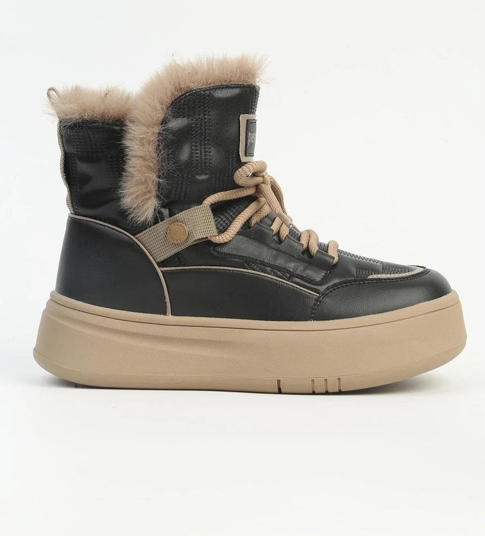 ® Siyah Kadın Bot İTHAL PCI-11188