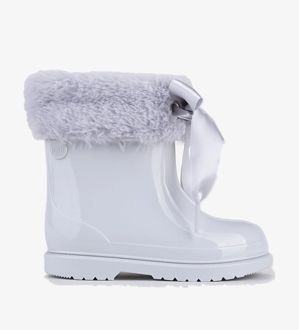 BIMBI SOFT Kız Çocuk Çizme Gri